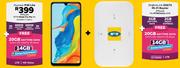 Huawei P30 Lite LTE/HD Voice-MTN Made For Me XS+MTN Sharelink E5573 Mi-Fi Router-My MTNChoice 2GB