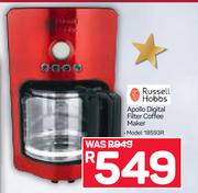 Russell Hobbs Apollo Digital Filter Coffee Maker 18593R