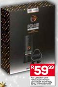 Axe Collection Dark Temptation Gift Pack Consist Of: 150ml Body Spray And Hadphones.