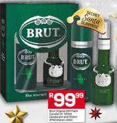 Brut Original Gift Pack Consist Of:120ml Deodorant And 100ml Aftershave Lotion