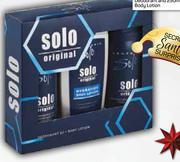 Solo Original Gift Pack Consist Of: 2 x 150ml Deodorant And 250ml Body Lotion