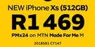 Apple New iPhone Xs 512GB-On MTN Made For Me M