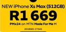 Apple New iPhone XS Max 512GB LTE-On MTN Made For Me M