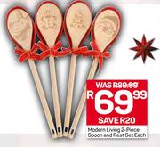 Modern Living 2 Piece Spoon & Rest Set-Each