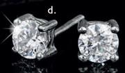 Earrings 0.50ct