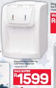 Elegance White Table Top Cold Water Dispenser BYT1172