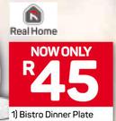 Real Home Bistro Dinner Plate