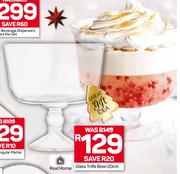 Real Home Glass Trifle Bowl-20cm