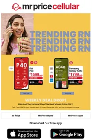 Mr Price Cellular : Trending RN (Request Valid Date From Retailer)