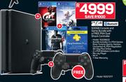 PS4 500GB Console And Game Bundle With A Free PS4 Dual Shock Controller