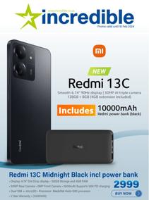 Incredible Connection : Xiaomi Redmi 13C (05 February - 18 February 2024)