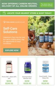 Wellness Warehouse : Self-care Solutions (Request Valid Date From Retailer)