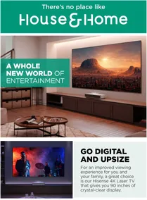 House & Home : A Whole New World Of Entertainment (Request Valid Date From Retailer)