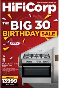 HiFi Corp : The Big 30 Birthday Sale (02 October - 10 October 2023)