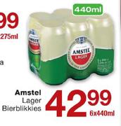 Amstel Lager Bierblikkies-6x440Ml
