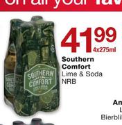 Southern Comfort Lime & Soda NRB-4x275Ml