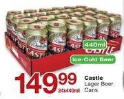 Castle Lager Beer Cans-24x440Ml