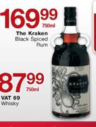 The Kraken Black Spiced Rum-750Ml