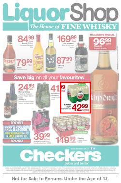 Checkers Western Cape : Liquor Shop ( 26 May - 08 Jun 2014 ), page 1