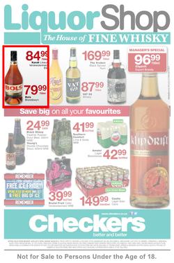 Checkers Western Cape : Liquor Shop ( 26 May - 08 Jun 2014 ), page 1