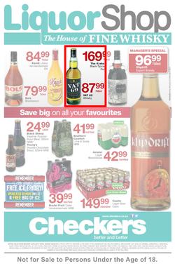 Checkers Western Cape : Liquor Shop ( 26 May - 08 Jun 2014 ), page 1