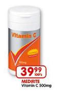 Medirite Vitamin C 500Mg-100's