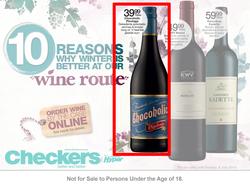 Checkers Western Cape : Liquor Shop ( 26 May - 06 Jul 2014 ), page 1