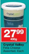 Crystal Valley Feta Cheese Assorted-400g