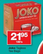 Joko Tagless Tea Bags-100's Pack
