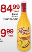 Kandi Liqueue Assorted-750ml