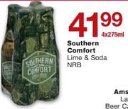Southern Comfort Lime & Soda NRB-4x275ml