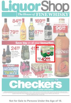 Checkers Eastern Cape : liquor Shop ( 26 May - 08 Jun 2014 ), page 1
