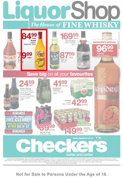 Checkers Eastern Cape : liquor Shop ( 26 May - 08 Jun 2014 ), page 1