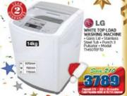 LG 14kg White Top Load Washing Machine T1450TEFTD
