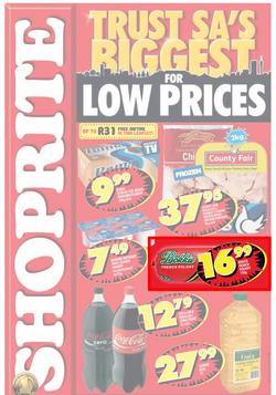 Shoprite Western Cape : Low Price ( 26 May - 08 Jun 2014 ), page 1