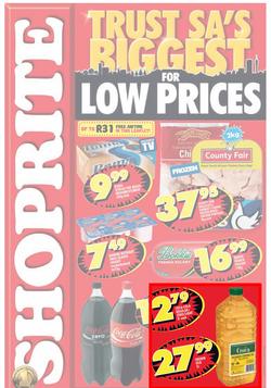 Shoprite Western Cape : Low Price ( 26 May - 08 Jun 2014 ), page 1