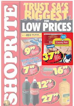Shoprite Western Cape : Low Price ( 26 May - 08 Jun 2014 ), page 1