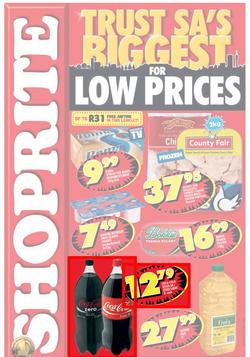 Shoprite Western Cape : Low Price ( 26 May - 08 Jun 2014 ), page 1