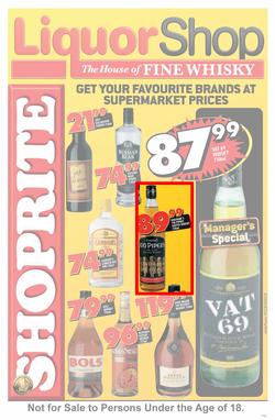 Shoprite Western Cape : Liquor Shop ( 26 May - 07 Jun 2014 ), page 1