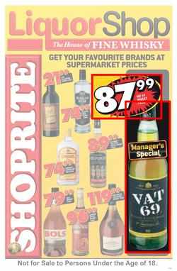 Shoprite Western Cape : Liquor Shop ( 26 May - 07 Jun 2014 ), page 1