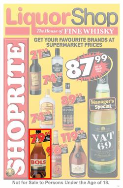 Shoprite Western Cape : Liquor Shop ( 26 May - 07 Jun 2014 ), page 1
