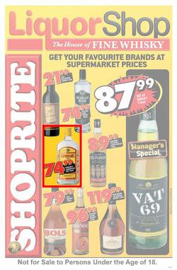 Shoprite Western Cape : Liquor Shop ( 26 May - 07 Jun 2014 ), page 1