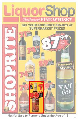 Shoprite Western Cape : Liquor Shop ( 26 May - 07 Jun 2014 ), page 1