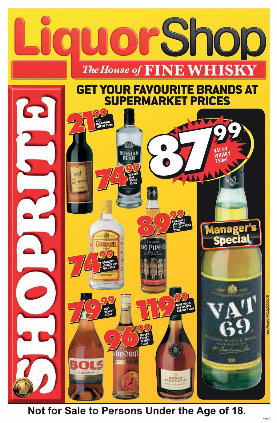 Shoprite Western Cape Liquor Shop 26 May 07 Jun 2014 M Guzzle Co Za