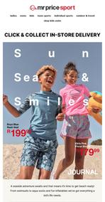 Mr Price Sport : Sun, Sea And Smiles (Request Valid Date From Retailer)