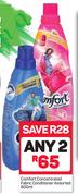Comfort Concentrated Fabric Conditioner-2x800ml