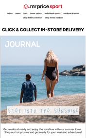 Mr Price Sport : Step Into Sunshine (Request Valid Date From Retailer)