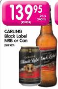 Carling Black Label NRB Or Can-24x340ml