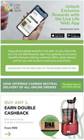Wellness Warehouse : Exclusive Rewards With The Live Well App (Request Valid Date From Retailer)