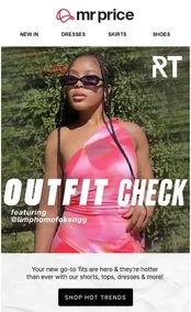 Mr Price : Outfit Check (Request Valid Date From Retailer)